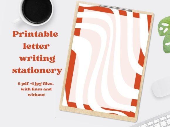 Download Geometric Letter Paper Stationery Set - Premium Resources