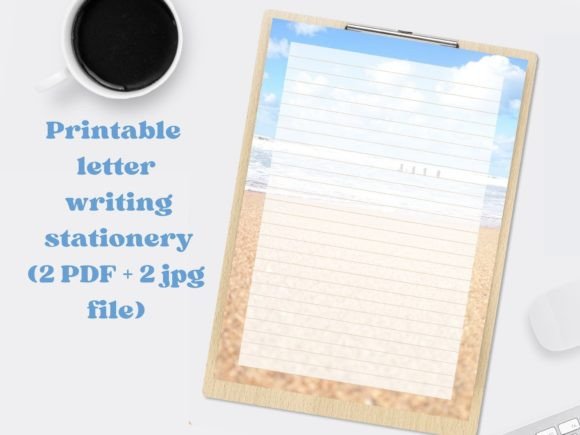Download Sea Writing Letter Paper Stationery - Premium Resources