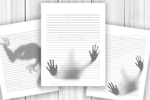 Download Halloween Lined Writing Paper Stationery - Paper stationery Collection