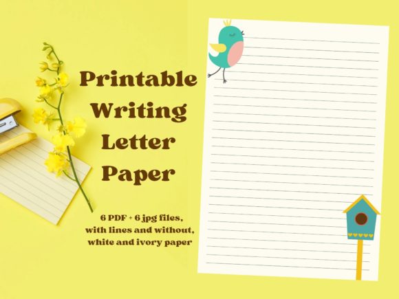Download Funny Bird Letter Paper Stationery - Premium Bundle