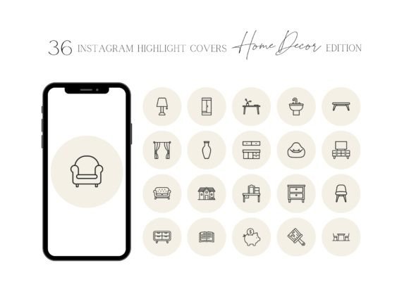 Download 36 Instagram Highlight Covers Home Decor - Home decor Collection